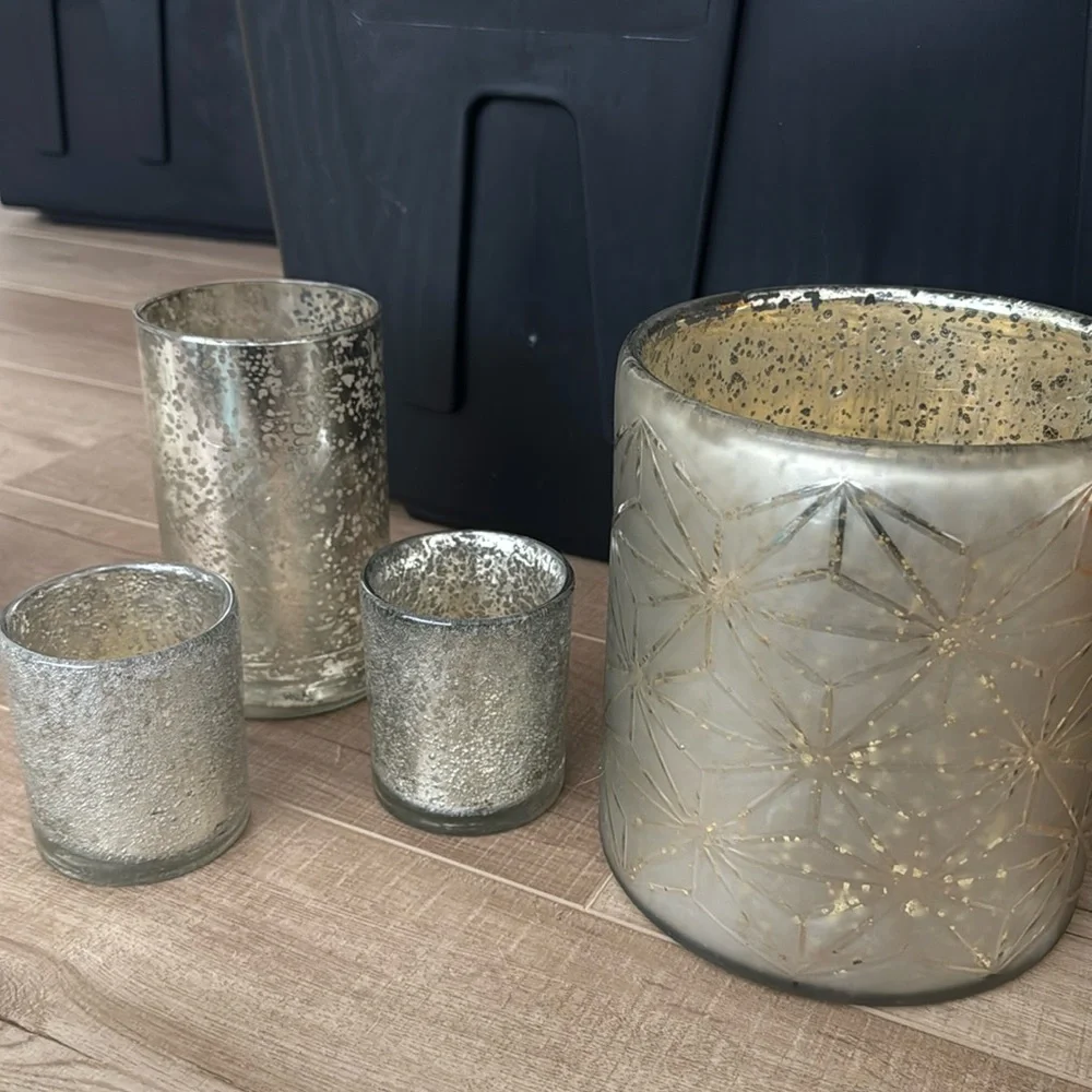 Set of candle holders